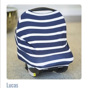 Canopy Couture Lucas Car seat canopy bundle blue
